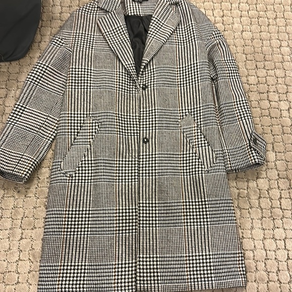 Zara Jackets & Coats Zara Plaid Coat Poshmark